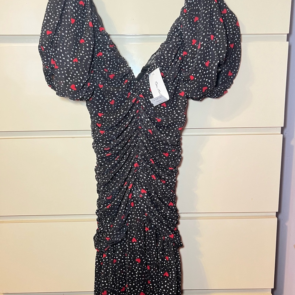 ASOS Black Dress with Red Polka Dots